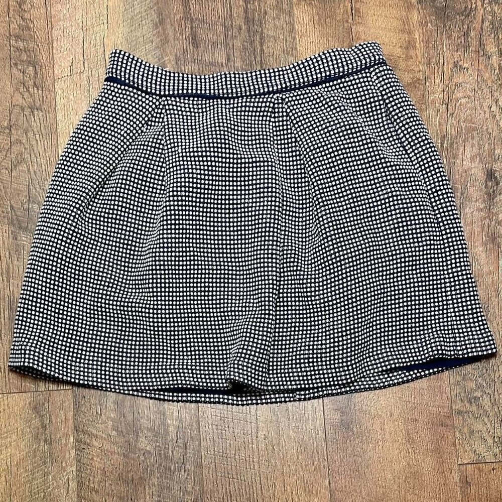 Sea New York Microdot Pleated Mini Skirt Size 8 Luxury‎